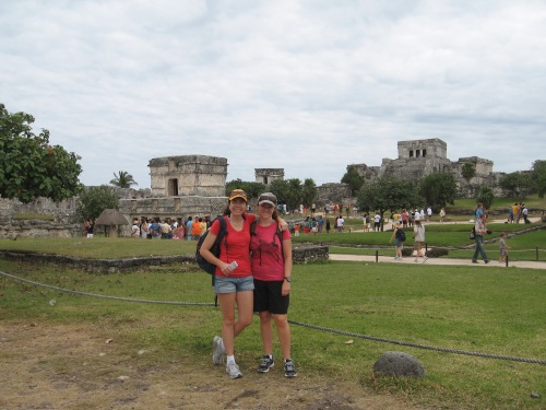 Exploring the Tulum ruins